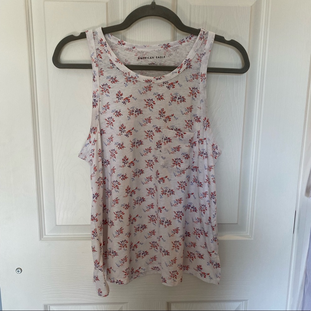American Eagle Floral Tank